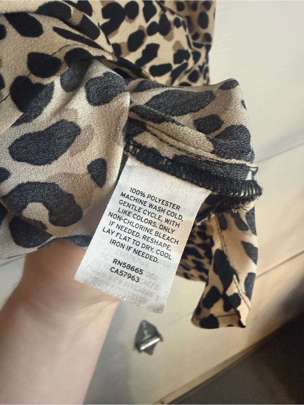 HALOGEN LEOPARD PRINT TANK 2X - Picture 5 of 5